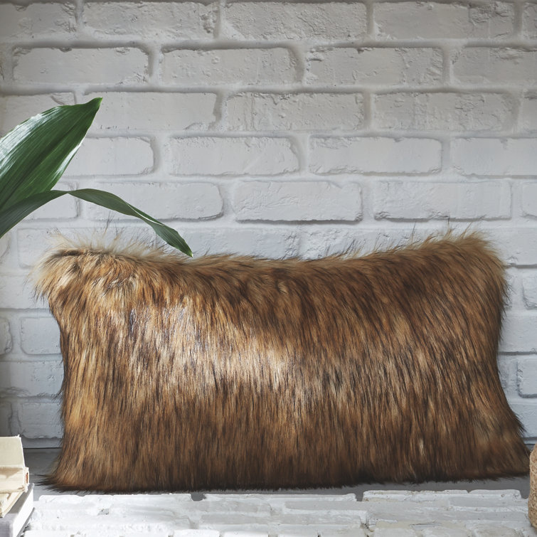 Etta Avenue™ Cindy Rectangular Faux Fur Pillow Cover and Insert